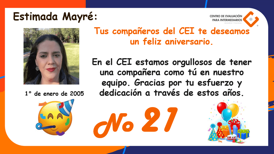 aniversario mayre 2026