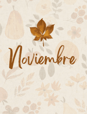 Calendario Noviembre 2025