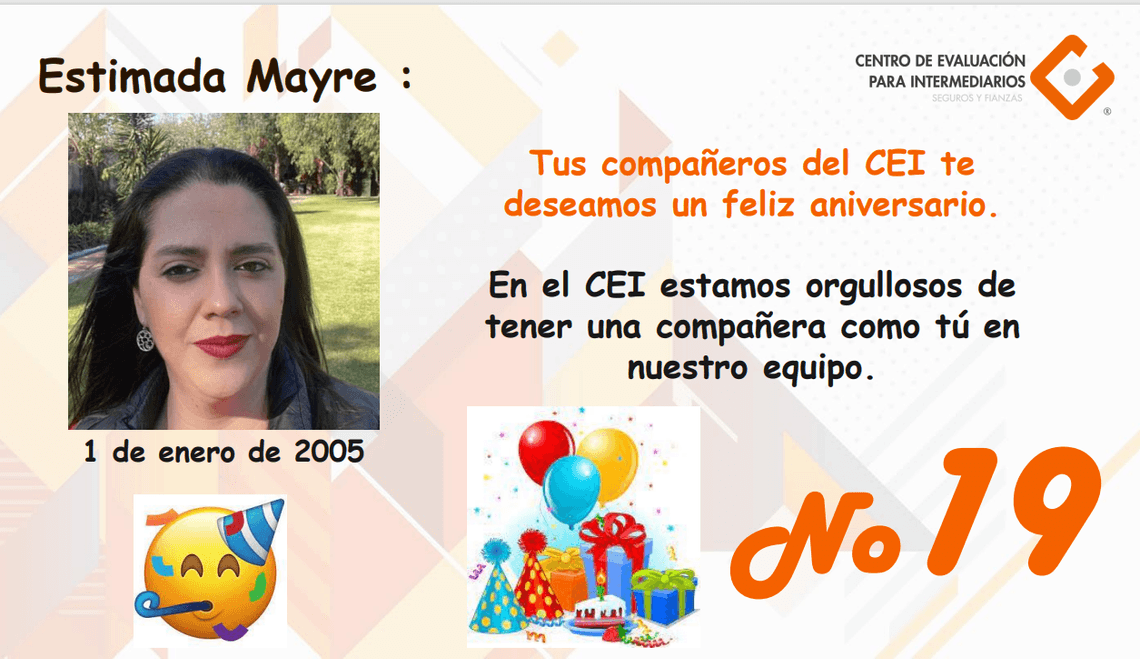 mayre aniversario