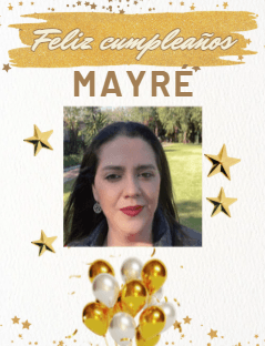 ¡Feliz cumpleaños Mayré!