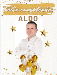 ¡Feliz cumpleaños Aldo!
