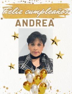 ¡Feliz cumpleaños Andrea!