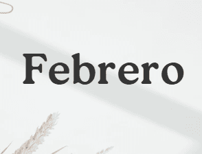 Calendario Febrero 2026